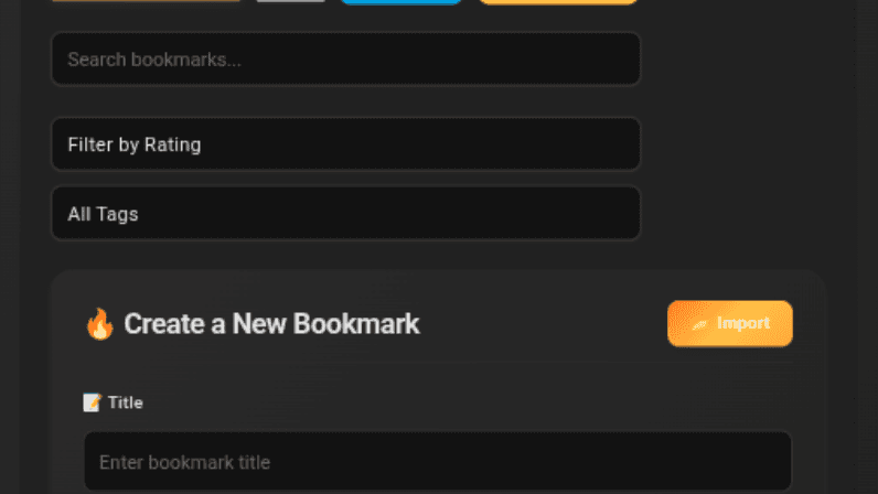 FireBook secondary screenshot showing additional features